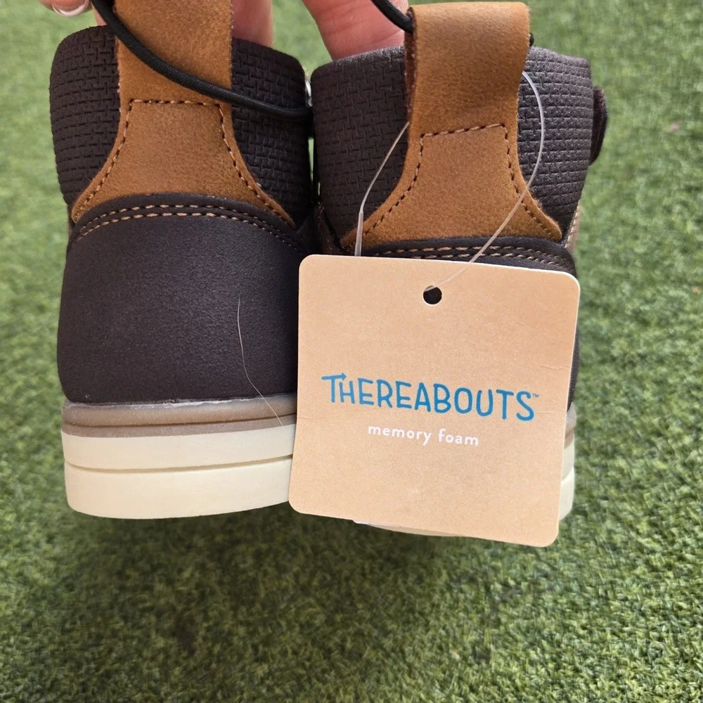 Thereabouts Boots Toddler Boys Lil Asher Brown Size 6M